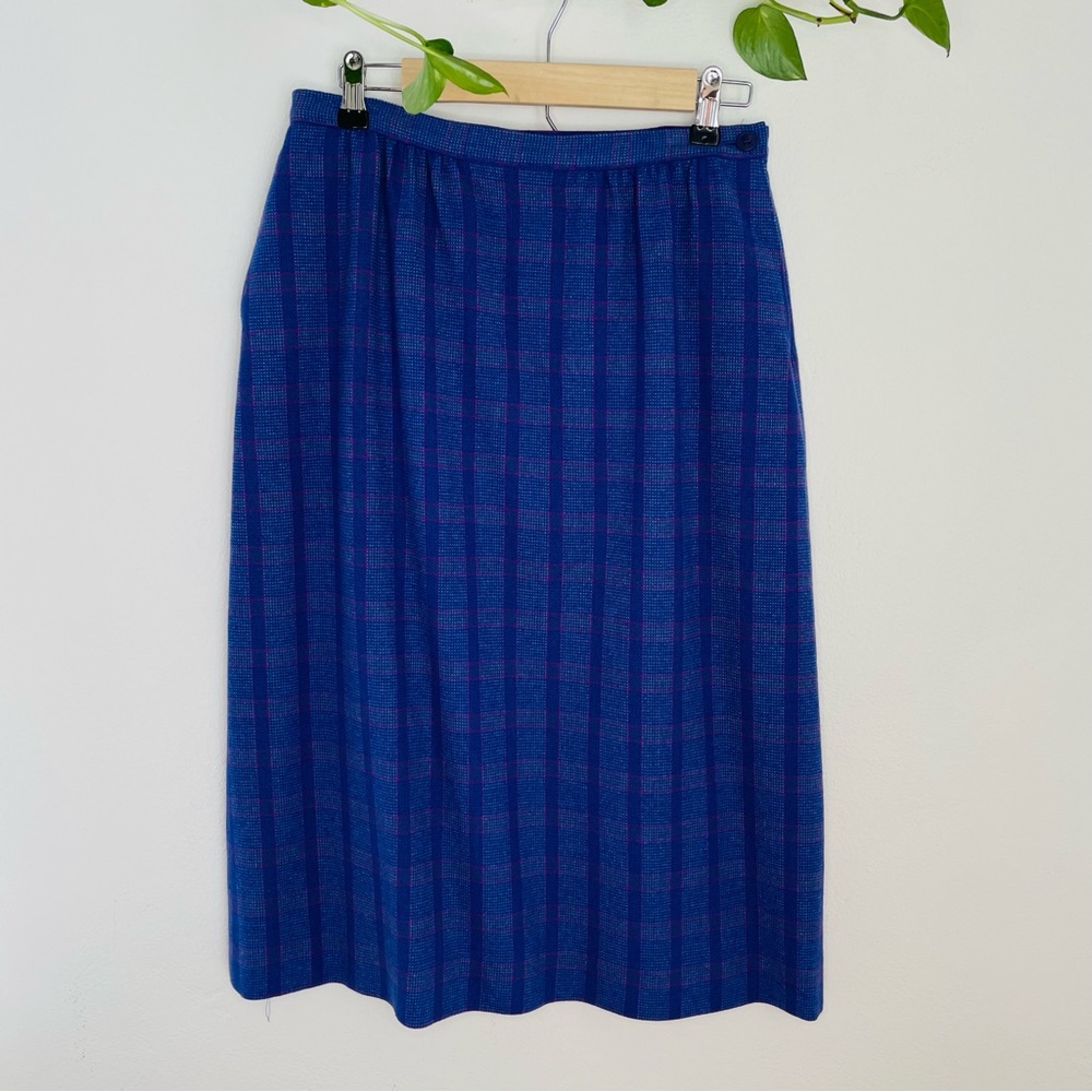 Pendleton Skirt Plaid Wool